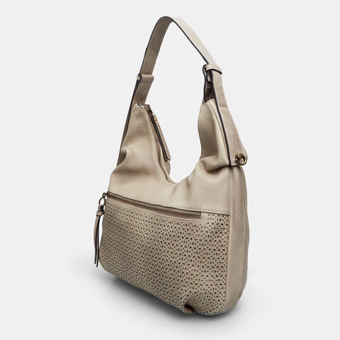 Bolso hobo de mujer, Beige Bolso hobo de mujer, Beige